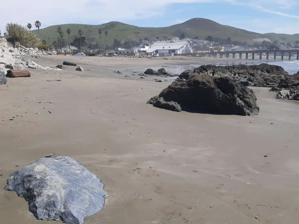 A blue rock!