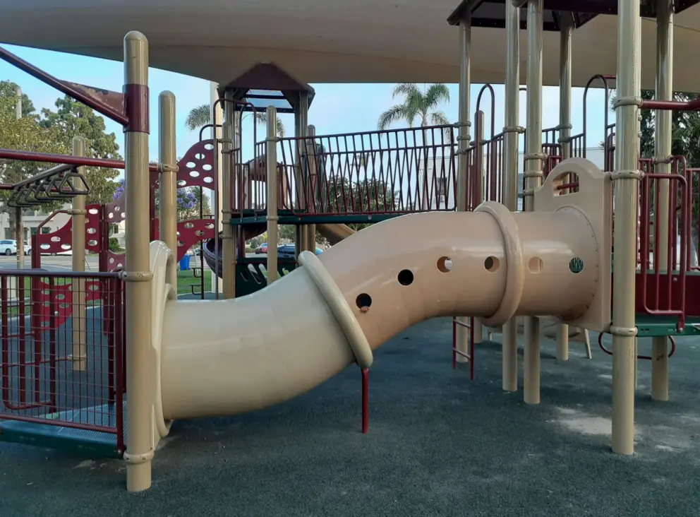 Tunnel at the playground.