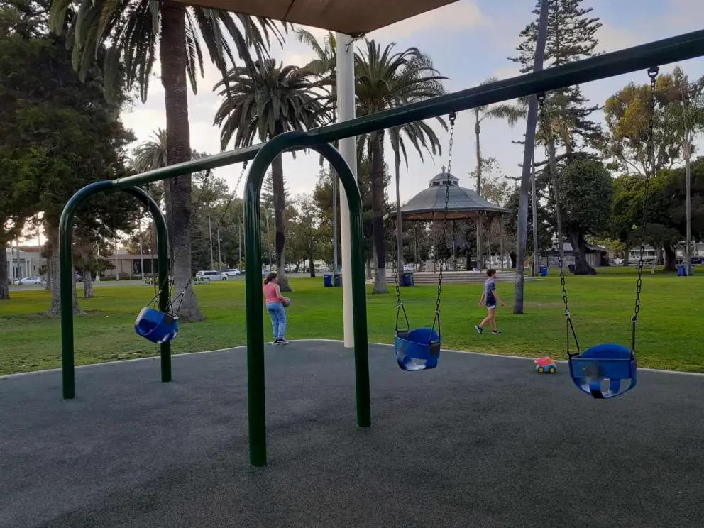Baby swings. 