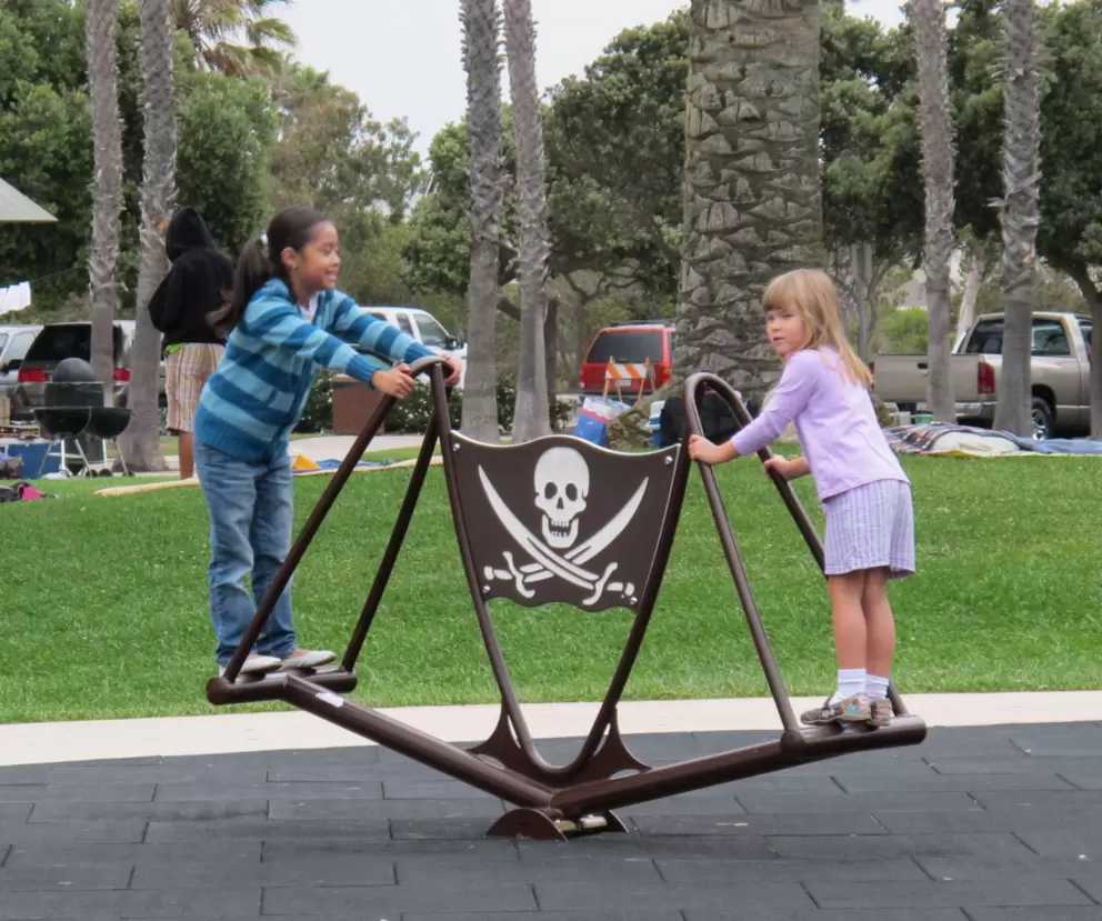 Pirate see saw.