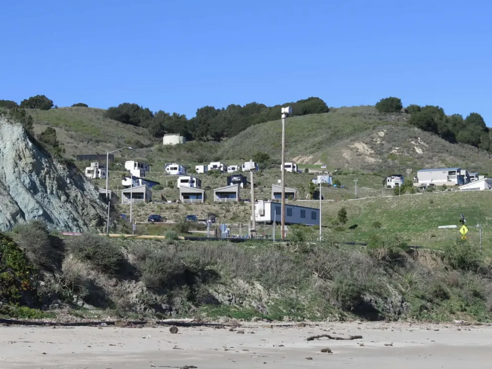 Vacation cottages.