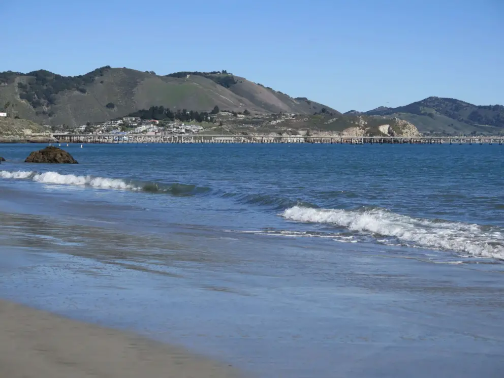 View of Avila Beach town. 