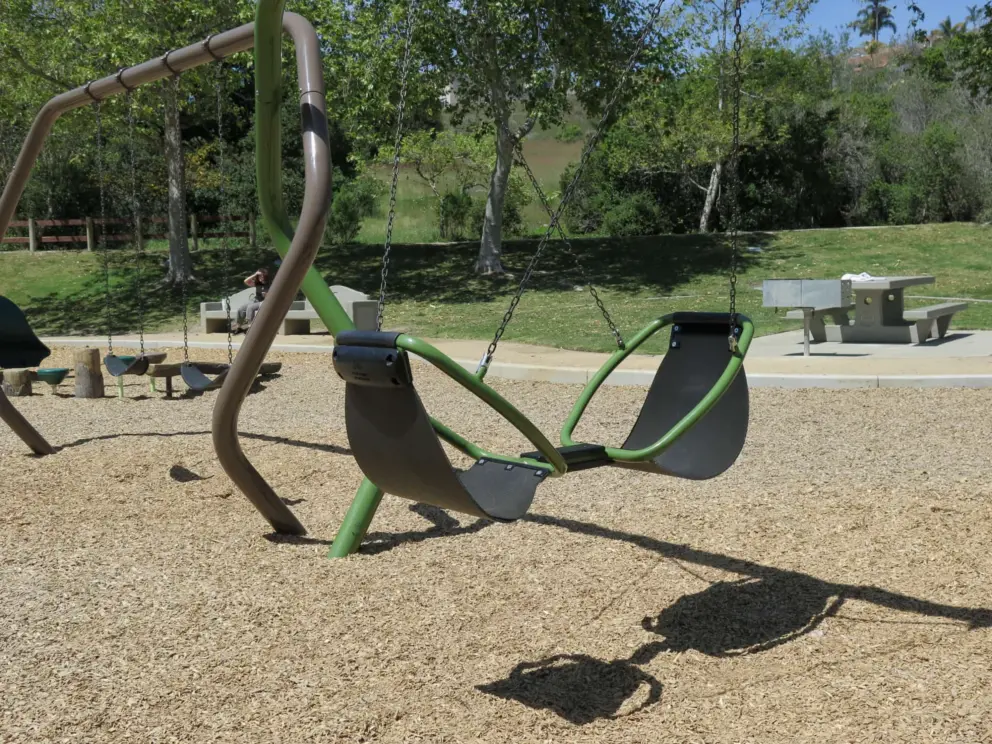 Two-person swing. 