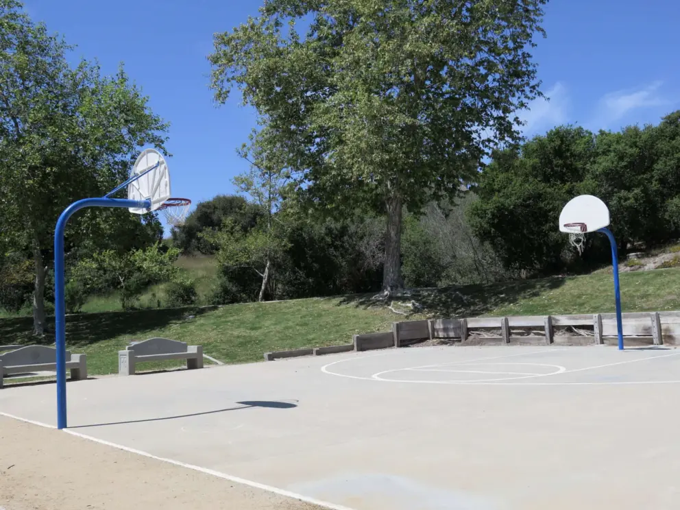 Basketball court. 