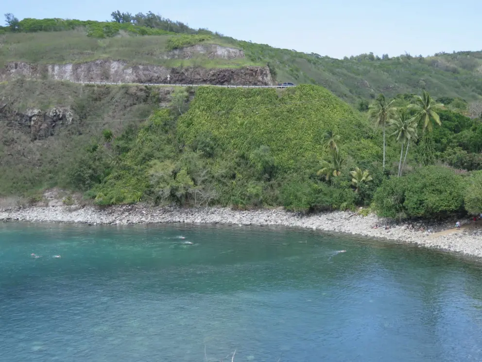Honolua Bay, as seen from the lookout. 