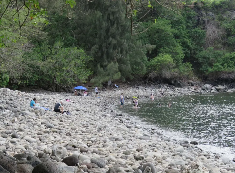 The beach is not a great place to sit!