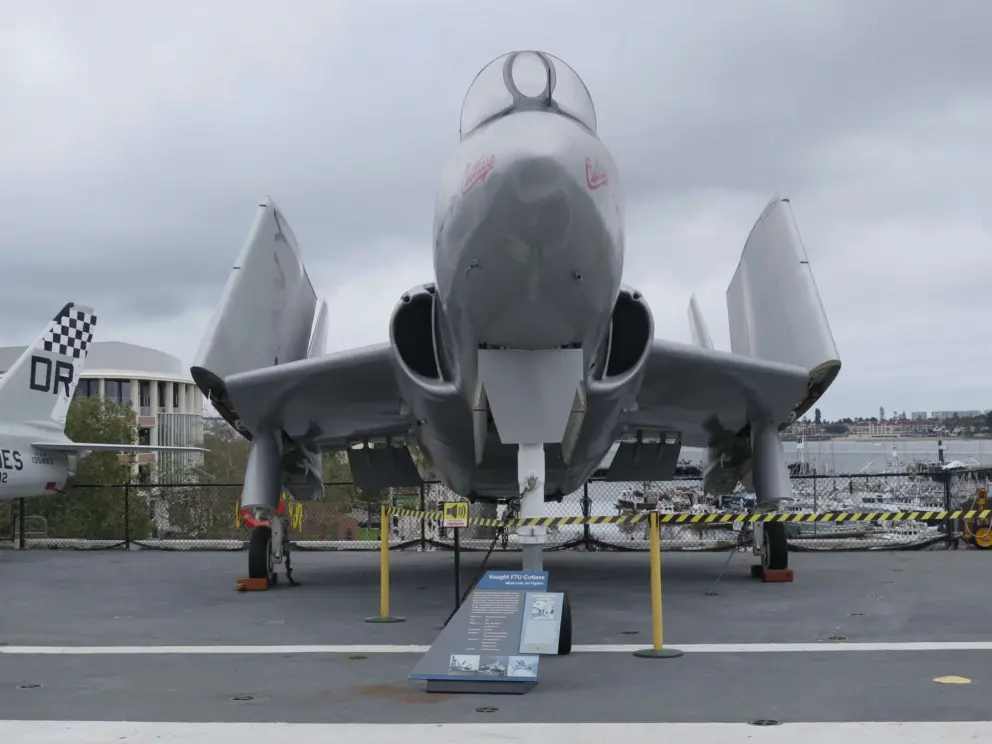 Vought F7U Cutlass.