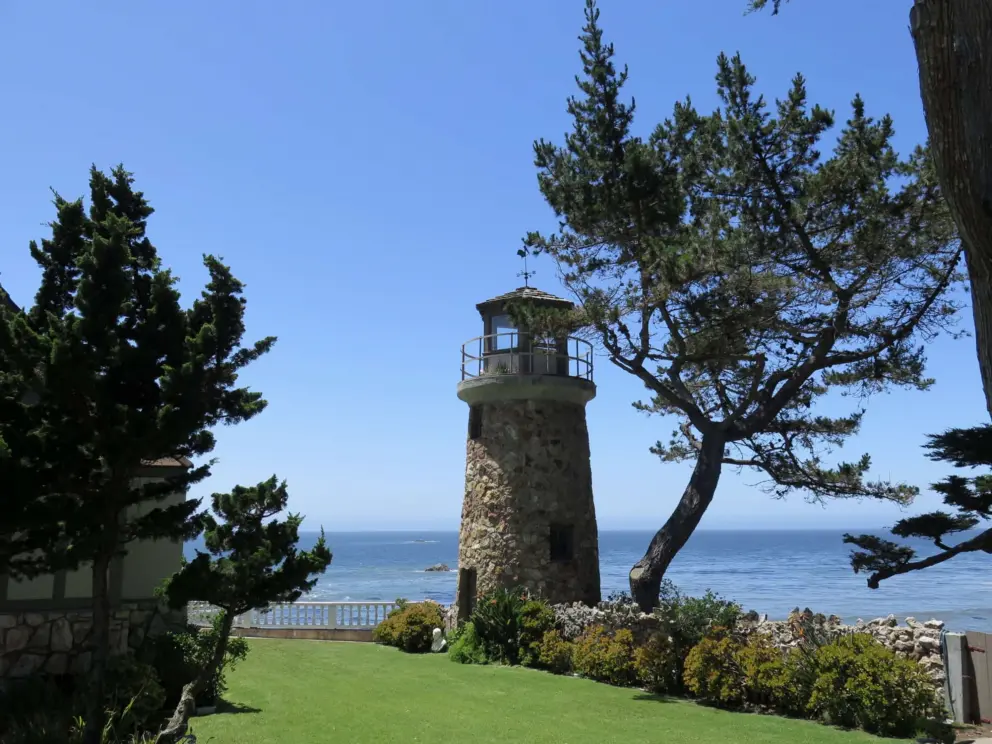 Lighthouse decoration at Chapman Estate. 