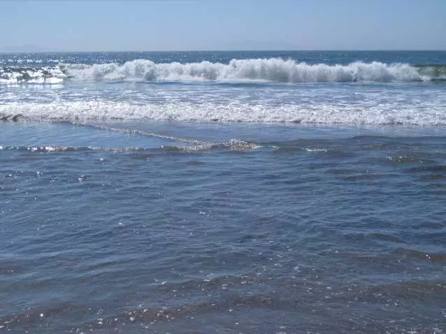 Love the way the waves criss cross.