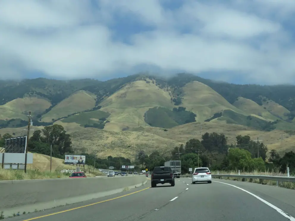 The drive from San Luis Obispo to Atascadero is beautiful. 