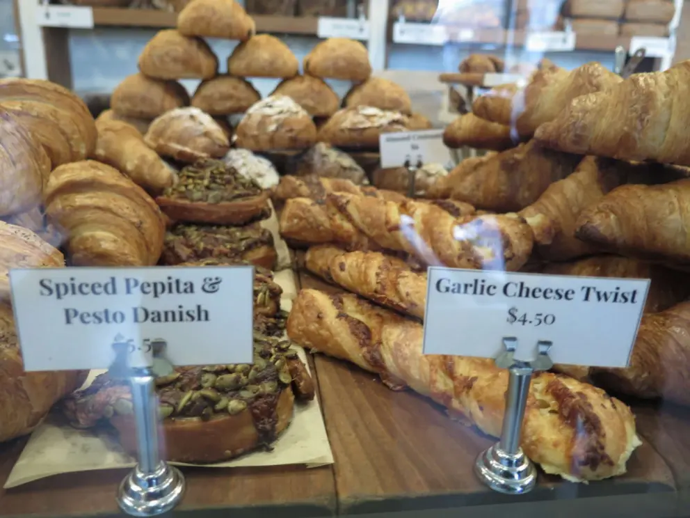 Garlic cheese twists at Companion Bakeshop Westside Santa Cruz. 