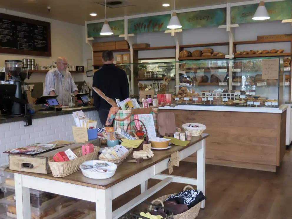 The counter where you order at Companion Bakeshop. 
