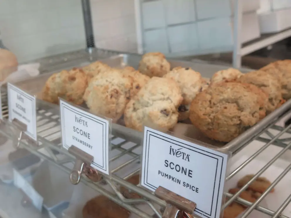Scones at Iveta Westside. 