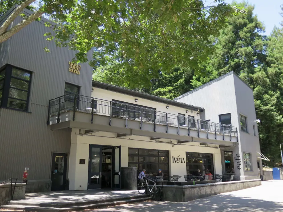 Iveta Cafe is a lovely spot to eat on campus. 