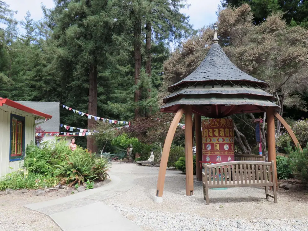 The second prayer wheel, on the first level.