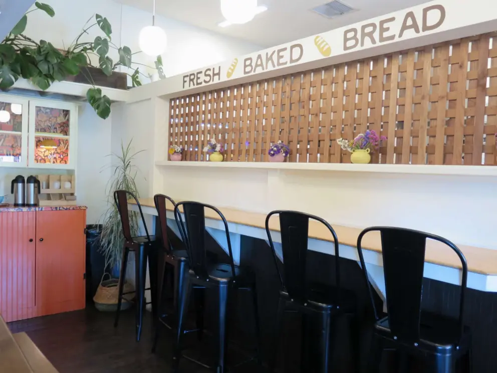 Inside The Grove Bakery and Cafe. 