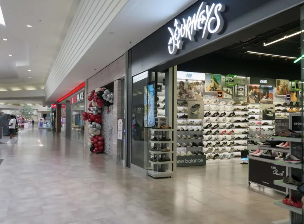 Journeys, a teen shoe store. 