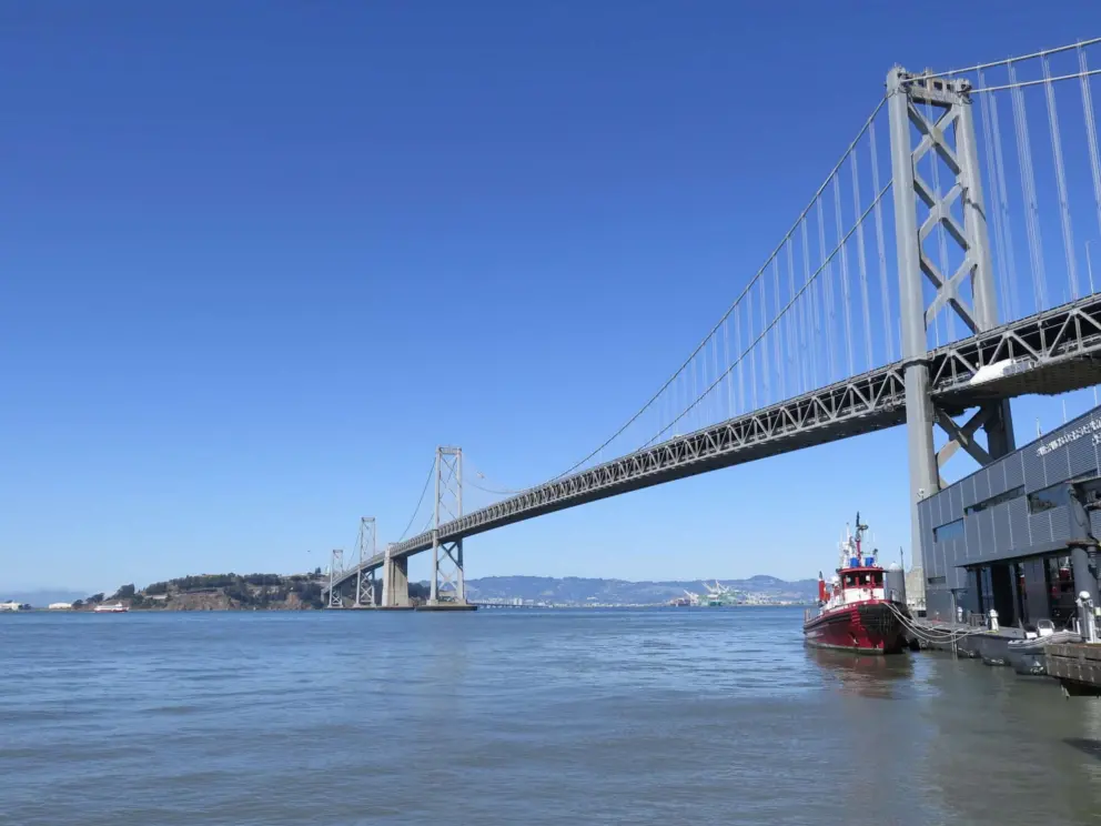 Bay Bridge, and Fire Station under the bridge. 