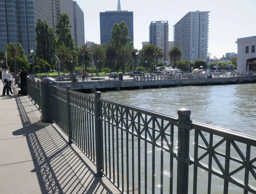 Pretty water near the Ferry Building. 