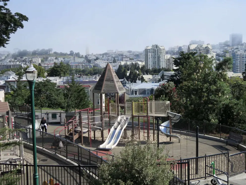 The playground at Alamo Square. 