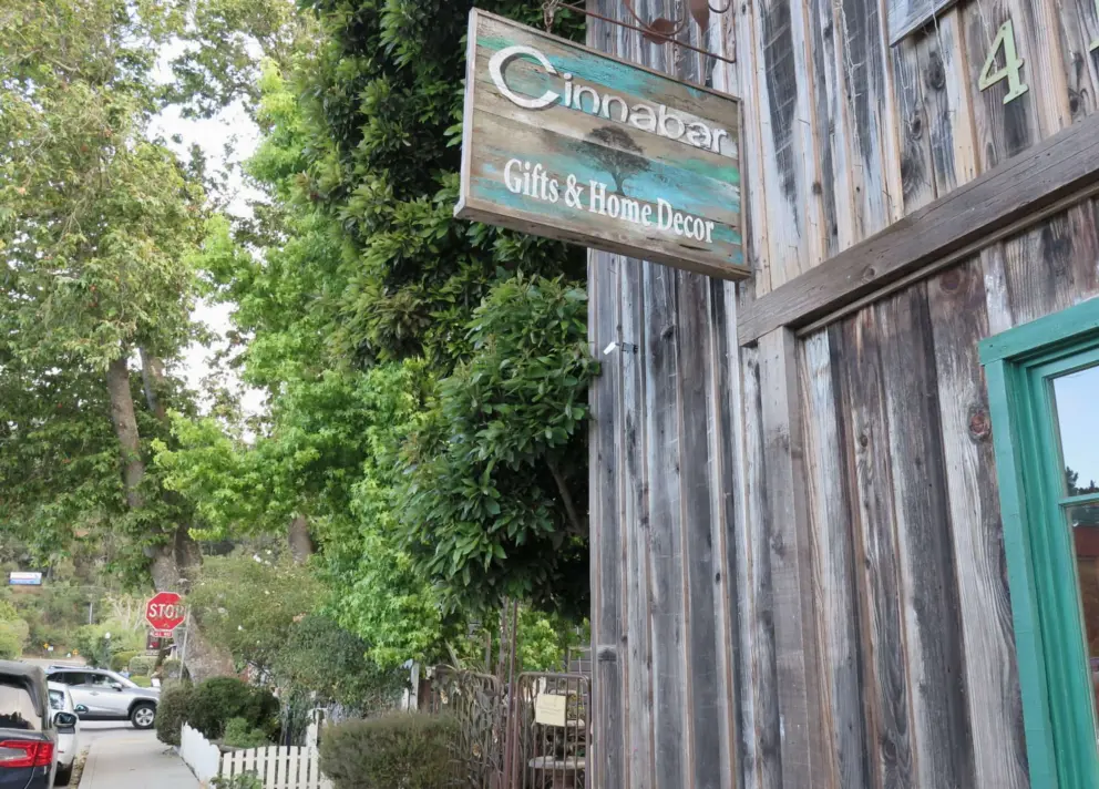 Cinnabar, with leafy exterior, on Burton Drive. 
