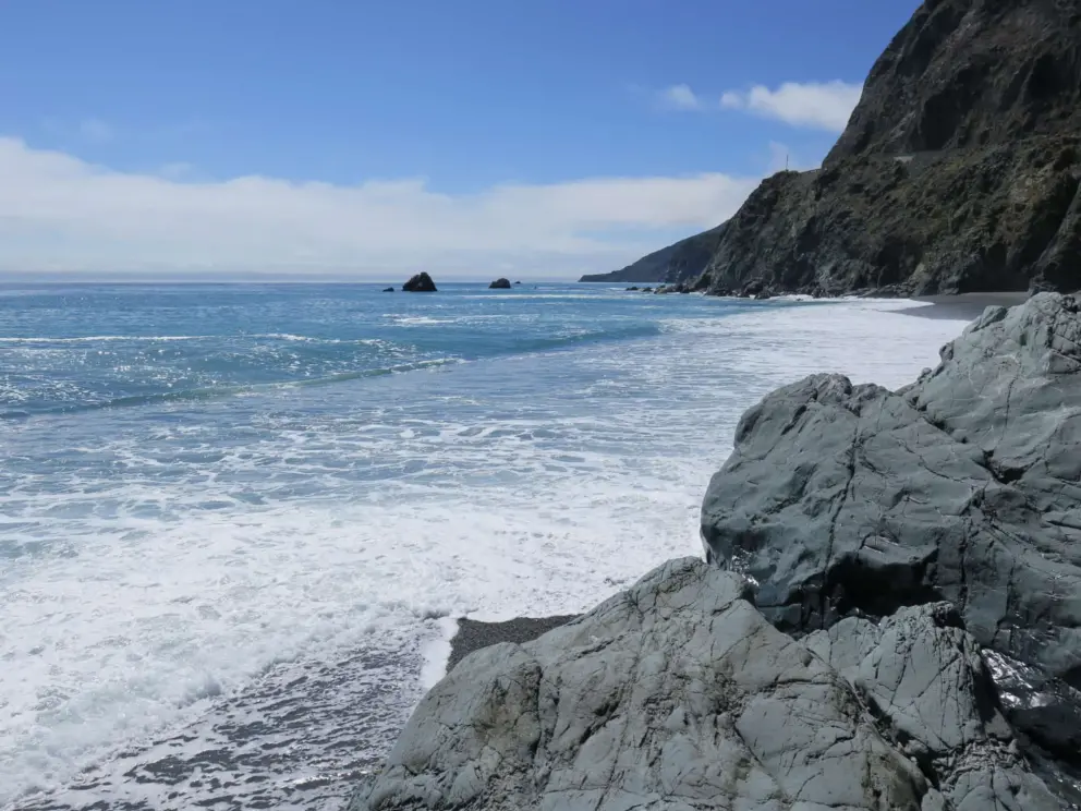 The color of the water on a sunny July day!