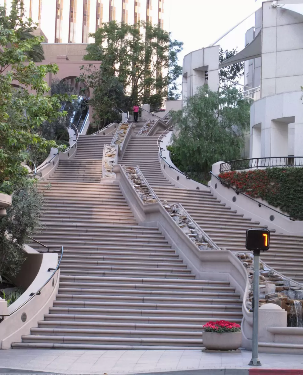 LA's Spanish Steps on 5th Street near Grand Ave.