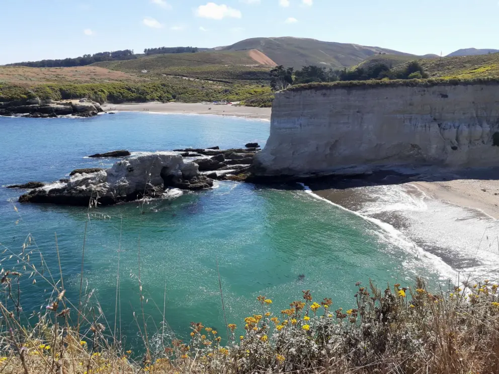 The color of the water on a wonderful July morning!