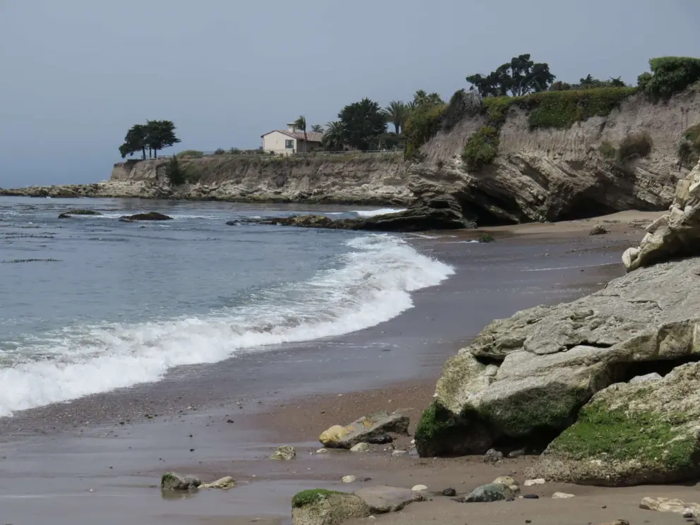 A house on the point. 