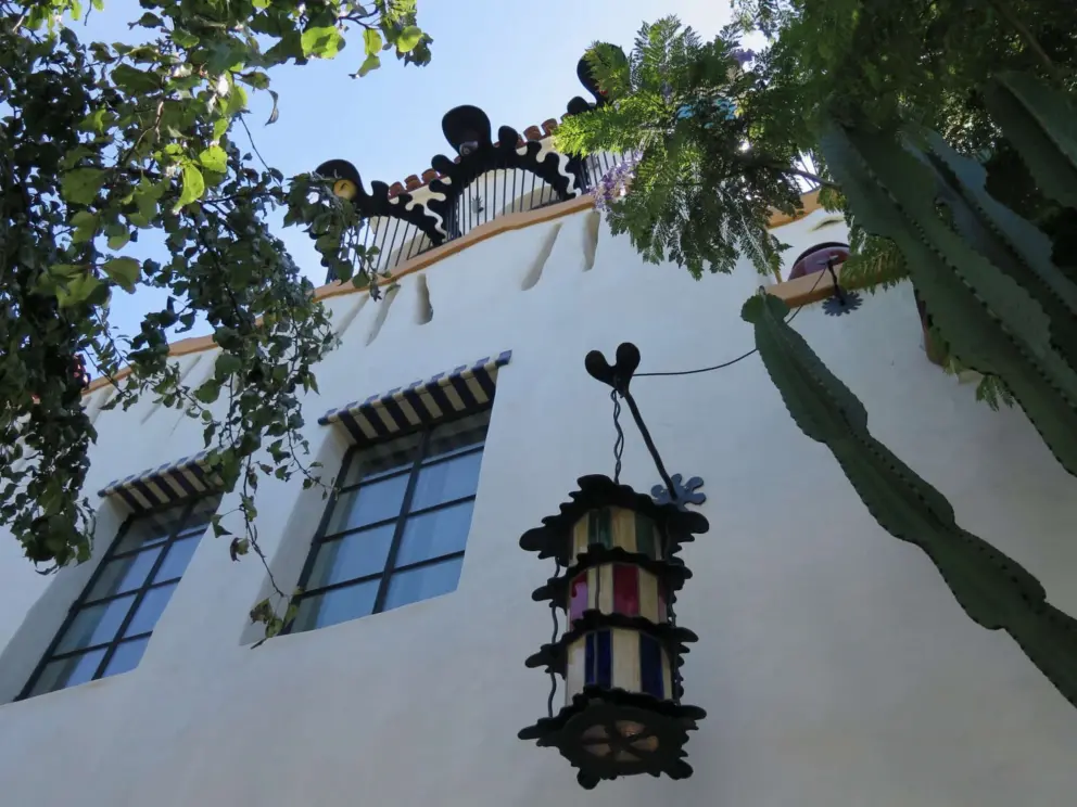 The wonderful shapes and stripes at El Jardin.