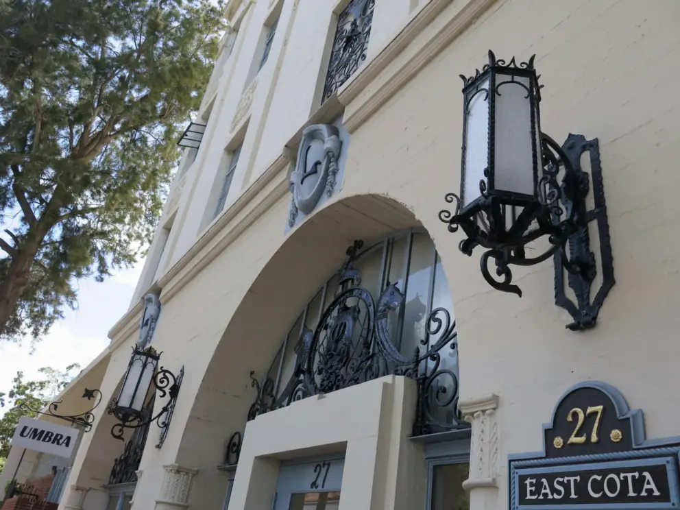 Historic Lyon Building, on East Cota Street. 