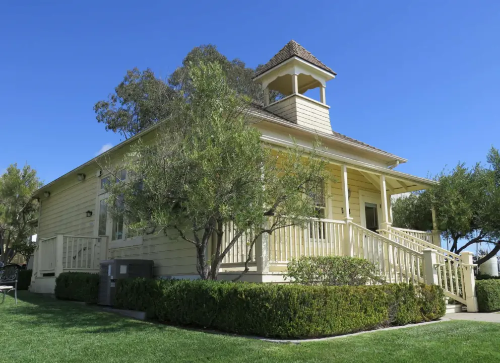 The old schoolhouse. 