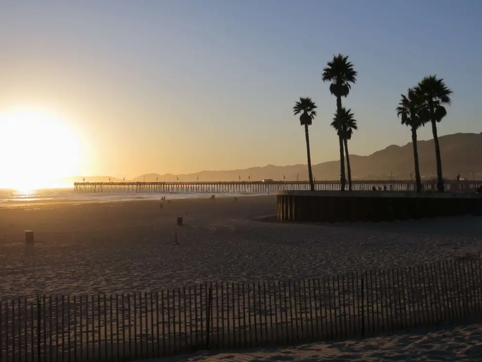 Hot summer night at Pismo Pier. 
