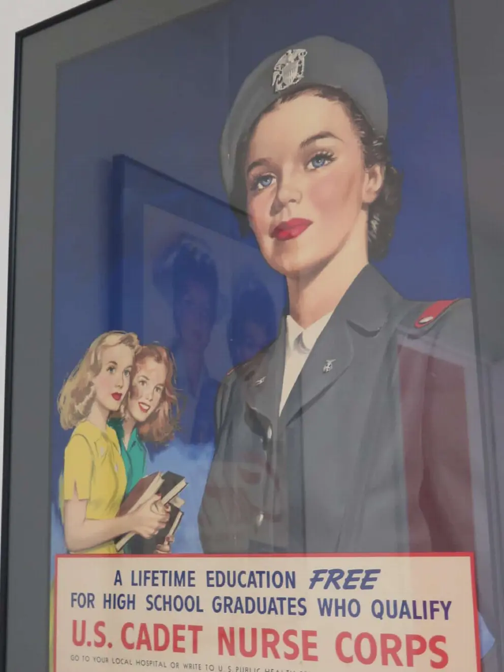 U.S. Cadet Nurse Corps recruitment poster.