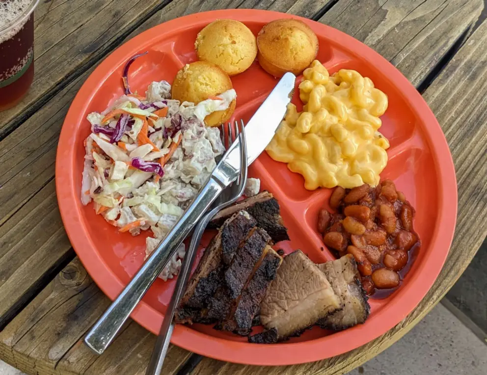 Southern BBQ plate.