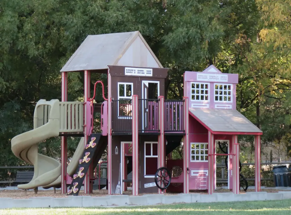 Imagination hotel and general store at Santa Margarita Community Park.