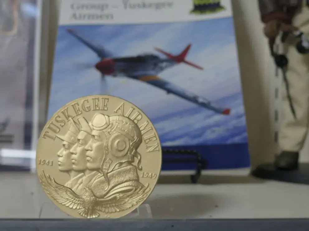 Tuskegee Airmen coin. 