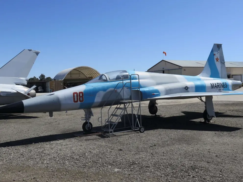 US Navy Northrop F-5A Freedom Fighter from 1963. 