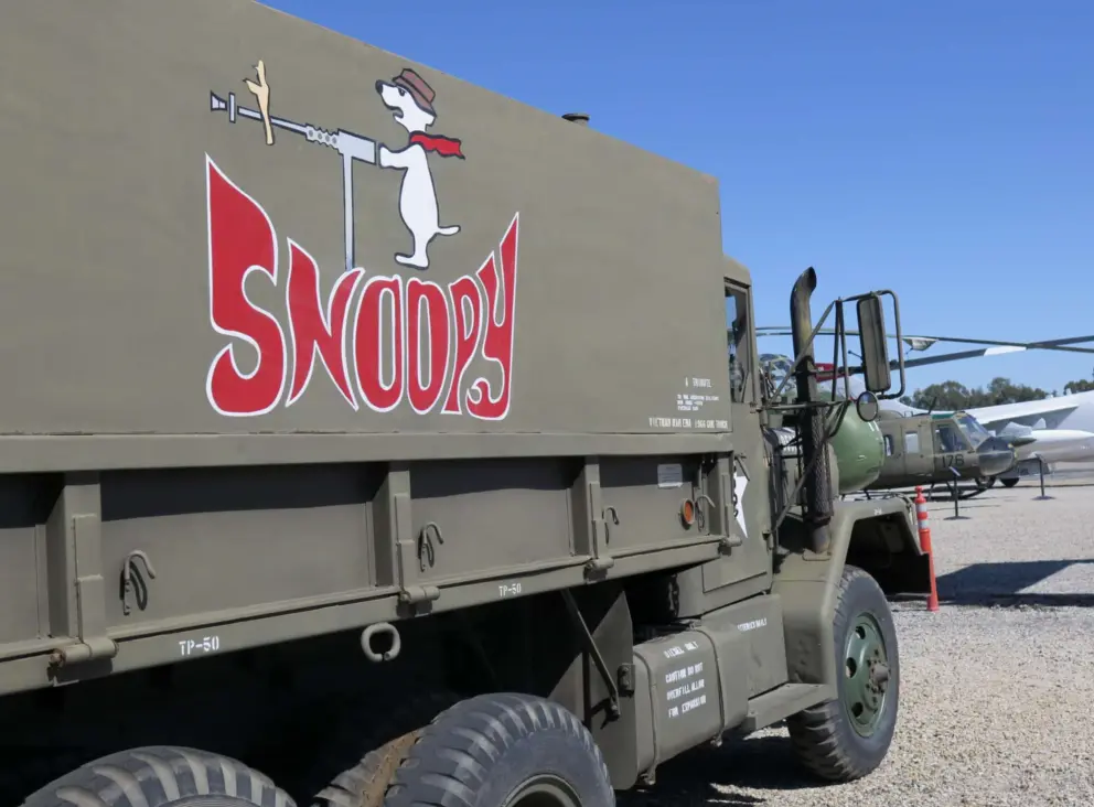 Snoopy design on a tank!