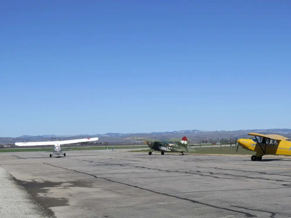 It's fun to watch planes flying from the nearby runway behind the museum. 