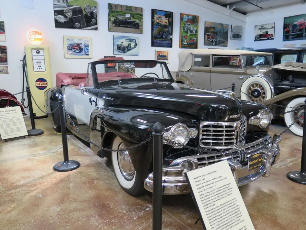 1948 Lincoln Continental Cabriolet.