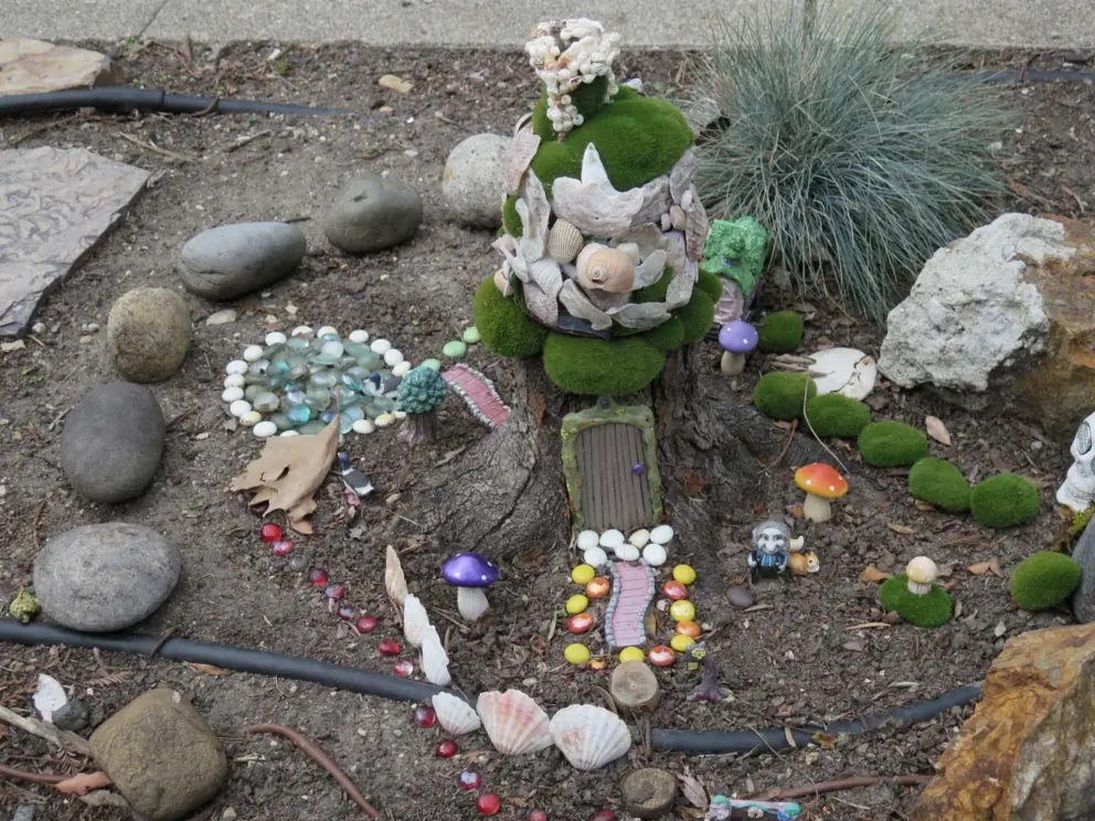 A fairy garden.