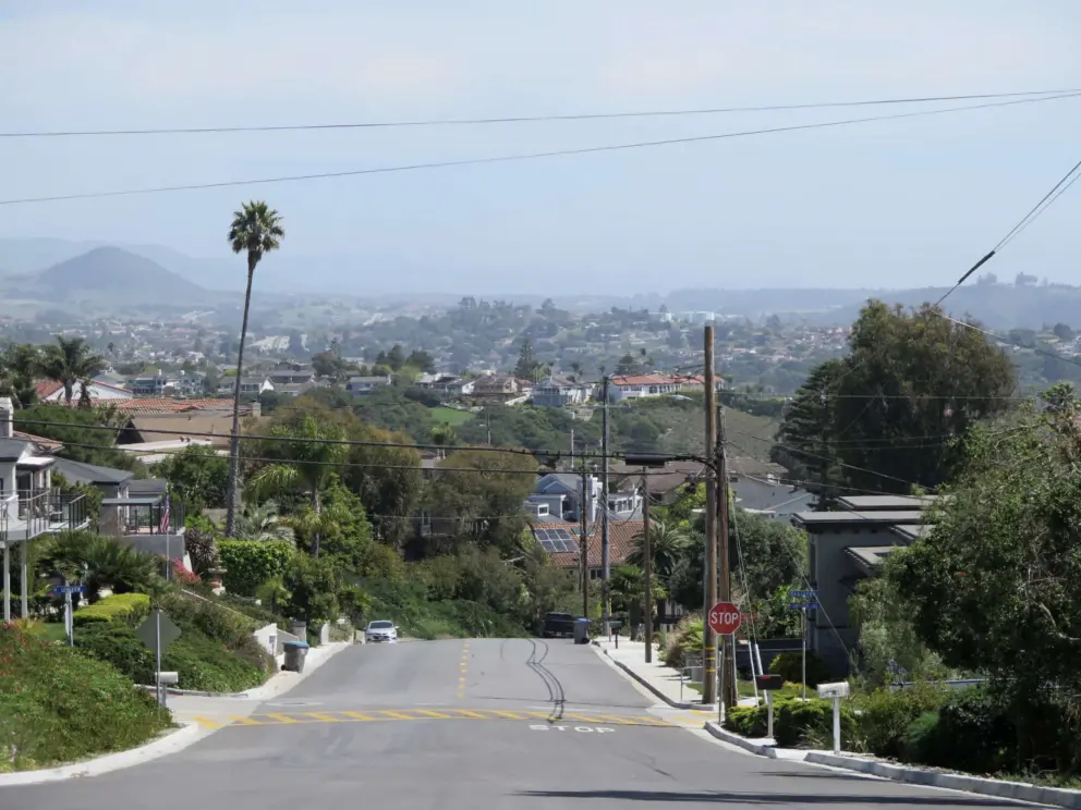 View from a nearby street. 