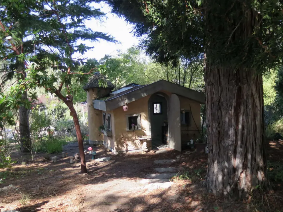 German cottage in the redwood grove.