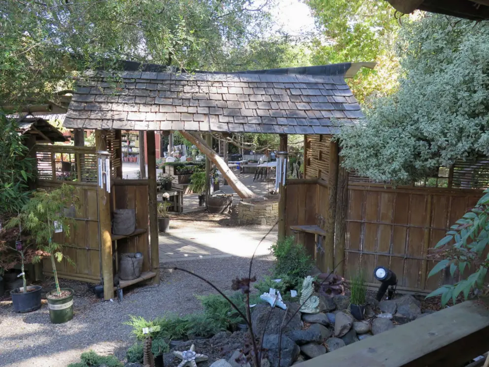 Japanese gate. 