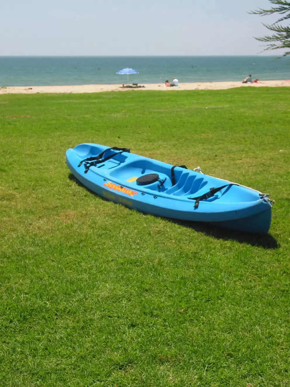 An ocean kayak, ready to go!