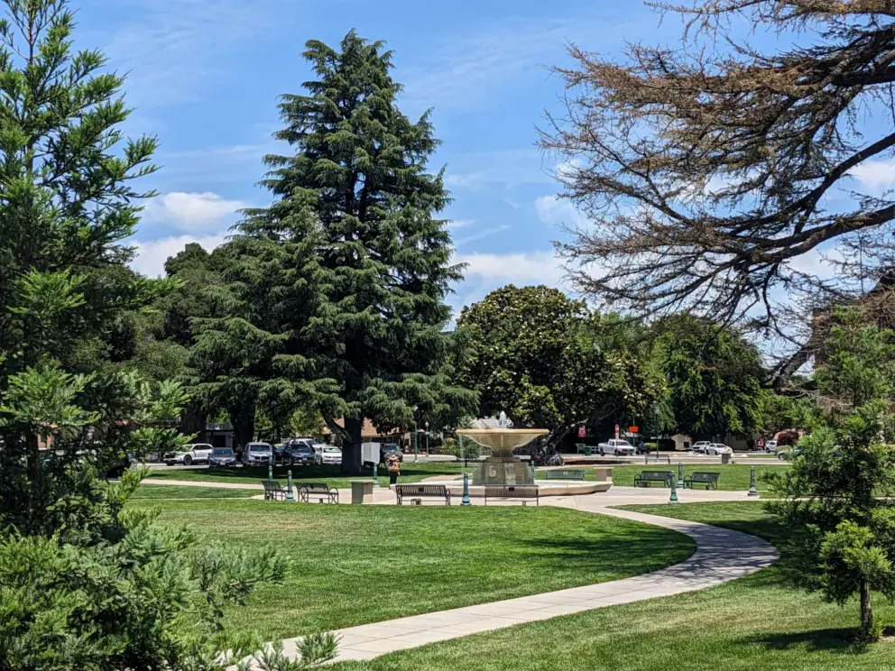 Beautiful June day at the sunken garden!