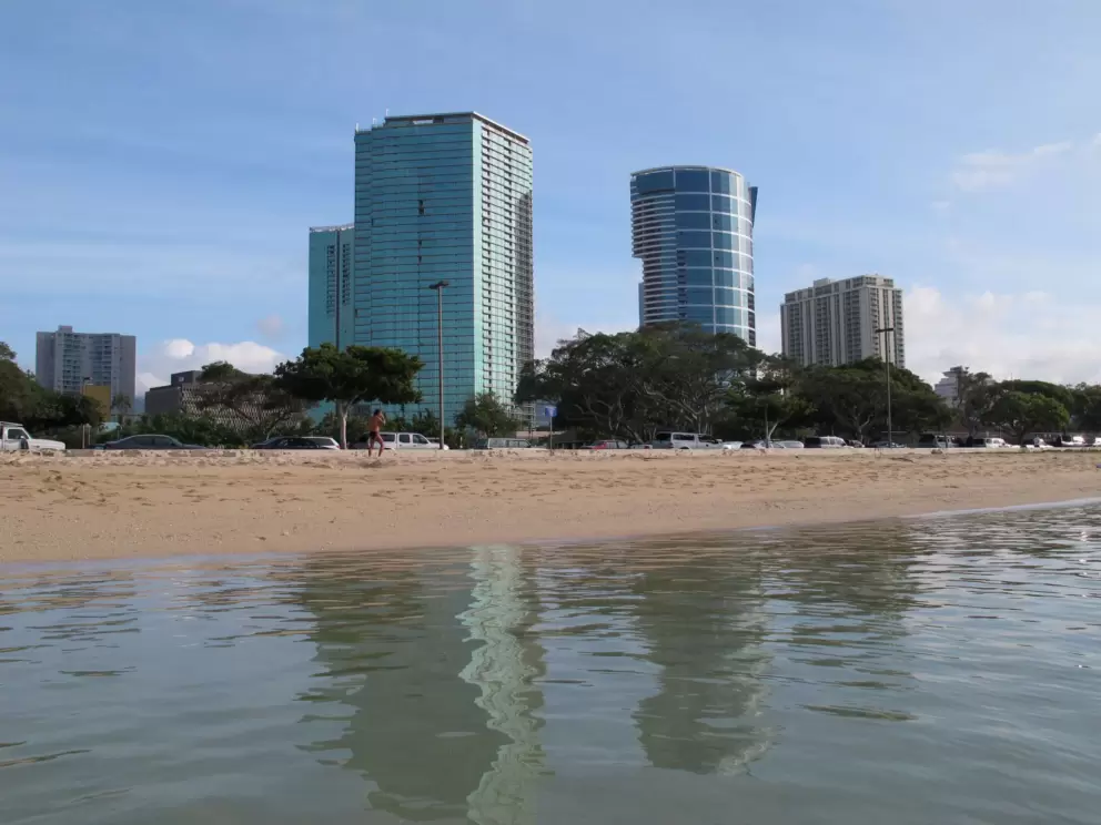 Must be nice to enjoy the view from one of these residential high rises.