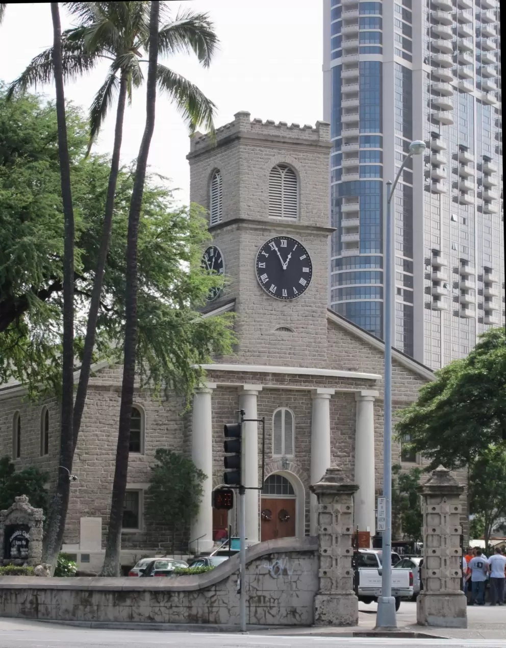 Kawaihao Church, made of coral.