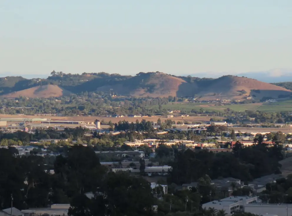 Hills by the airport. 